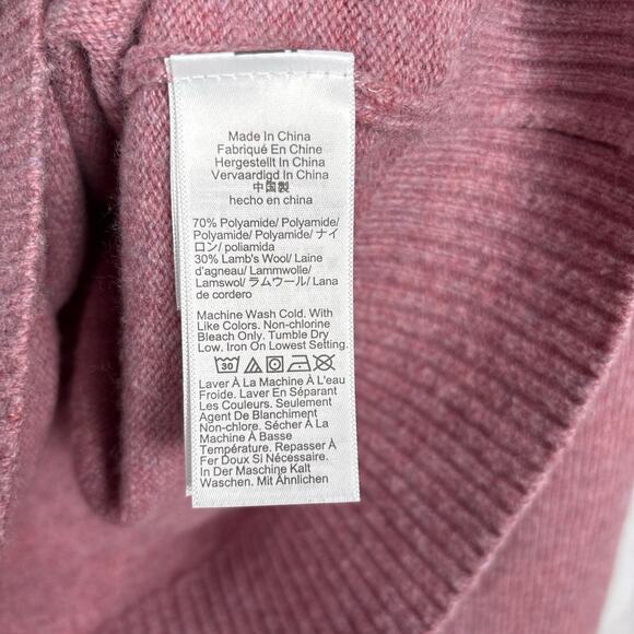 J. Crew Men’s Supersoft Lambswool Blend Crewneck Sweater Large Light Red Preppy - Picture 8 of 13